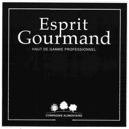 ESPRIT GOURMAND HAUT DE GAMME PROFESSIONNEL COMPAGNIE ALIMENTAIRE logo