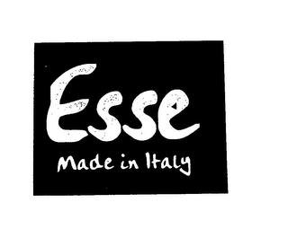 ESSE MADE IN ITALY logo