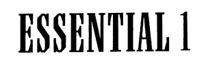 ESSENTIAL 1 logo
