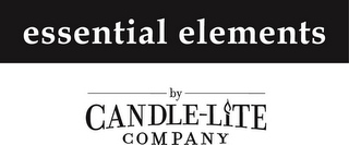 ESSENTIAL ELEMENTS BY CANDLE-LITE COMPANY logo