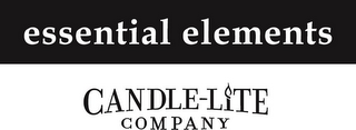 ESSENTIAL ELEMENTS CANDLE-LITE COMPANY logo