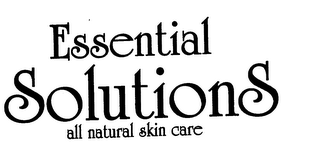 ESSENTIAL SOLUTIONS ALL NATURAL SKIN CARE logo