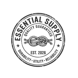 ESSENTIAL SUPPLY QUALITY GUARANTEED EST. 2026 DURABILITY UTILITY RELIABILITY logo