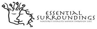 ESSENTIAL SURROUNDINGS NATURE'S VITALITY WOVEN THROUGH LIFE logo