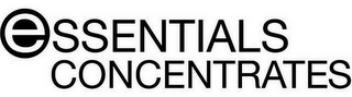 ESSENTIALS CONCENTRATES logo