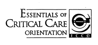 ESSENTIALS OF CRITICAL CARE ORIENTATION ECCO logo