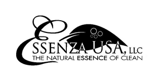 ESSENZA USA, LLC THE NATURAL ESSENCE OF CLEAN logo
