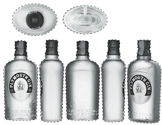 EST. 1798 PLYMOUTH GIN BLACK FRIARS DISTILLERY VICTORIA REGINA logo