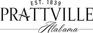 EST. 1839 PRATTVILLE ALABAMA logo