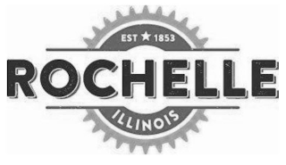 EST 1853 ROCHELLE ILLINOIS logo