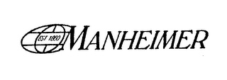 EST. 1860 MANHEIMER logo