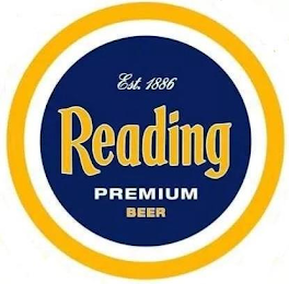 EST. 1886 READING PREMIUM BEER READING BREWING CO. READING PA logo
