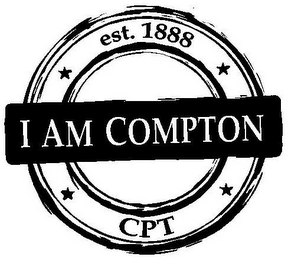 EST. 1888 I AM COMPTON CPT logo
