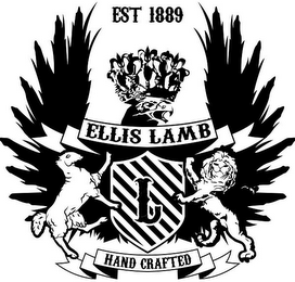 EST 1889 ELLIS LAMB L HAND CRAFTED logo