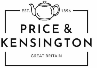 EST. 1896 PRICE & KENSINGTON GREAT BRITAIN logo