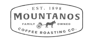 EST. 1898 MOUNTANOS FAMILY OWNED COFFEE ROASTING CO. logo