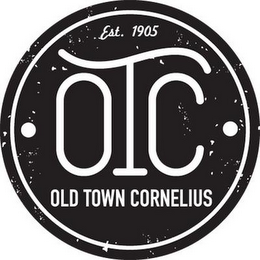 EST. 1905 OTC OLD TOWN CORNELIUS logo