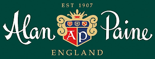 EST 1907 AP ENGLAND ALAN PAINE logo