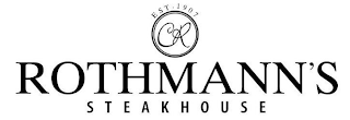 EST. 1907 CR ROTHMANN'S STEAKHOUSE logo