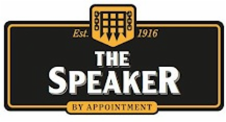 EST. 1916 THE SPEAKER BY APPOINTMENT logo