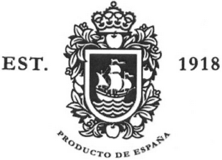 EST. 1918 PRODUCTO DE ESPAÑA logo