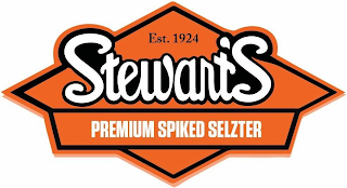 EST. 1924 STEWART'S PREMIUM SPIKED SELTZER logo