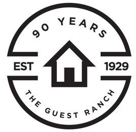 EST 1929 90 YEARS THE GUEST RANCH logo