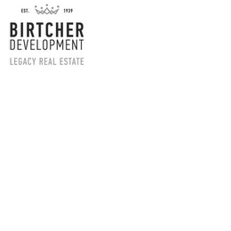 EST. 1939 BIRTCHER DEVELOPMENT LEGACY REAL ESTATE logo