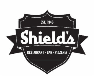EST. 1946 SHIELD'S RESTAURANT ◦ BAR ◦ PIZZERIA logo
