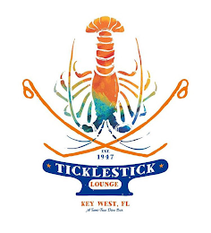 EST. 1947 TICKLESTICK LOUNGE KEY WEST, FL A SEMI-TRUE DIVE BAR logo