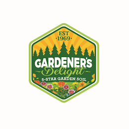 EST · 1969 · GARDENER'S DELIGHT 5-STAR GARDEN SOIL logo