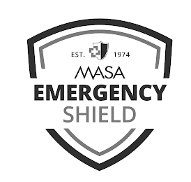 EST. 1974 MASA EMERGENCY SHIELD logo