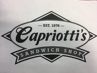EST. 1976 CAPRIOTTI'S SANDWICH SHOP logo