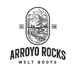 EST. 1980 ARROYO ROCKS WELT BOOTS logo