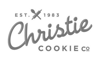 EST. 1983 CHRISTIE COOKIE CO logo