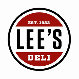 EST. 1983, LEE'S DELI logo