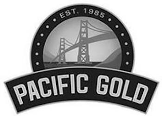 EST. 1985 PACIFIC GOLD logo