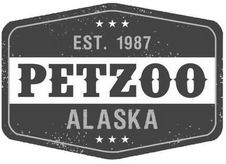 EST. 1987 PETZOO ALASKA logo