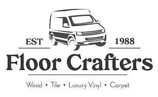 EST 1988 FLOOR CRAFTERS WOOD · TILE · LUXURY VINYL · CARPET logo