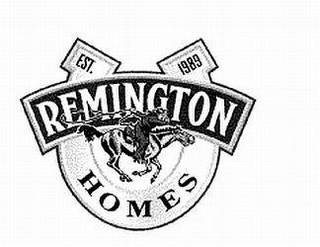 EST. 1989 REMINGTON HOMES logo