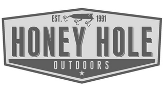 EST. 1991 HONEY HOLE OUTDOORS logo