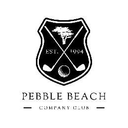 EST. 1994 PEBBLE BEACH COMPANY CLUB logo