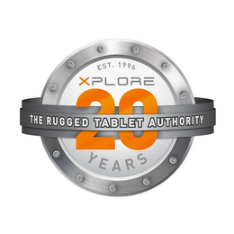 EST. 1996 XPLORE THE RUGGED TABLET AUTHORITY 20 YEARS logo