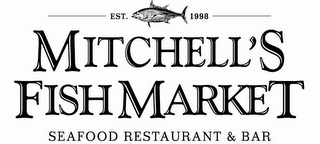 EST. 1998 MITCHELL'S FISH MARKET SEAFOOD RESTAURANT & BAR logo