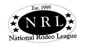EST. 1999 NRL NATIONAL RODEO LEAGUE logo