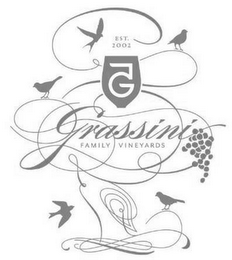 EST. 2002 G 5 GRASSINI FAMILY VINEYARDS logo