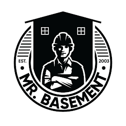 EST. 2003 MR. BASEMENT logo