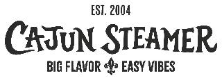 EST. 2004 CAJUN STEAMER BIG FLAVOR EASY VIBES logo