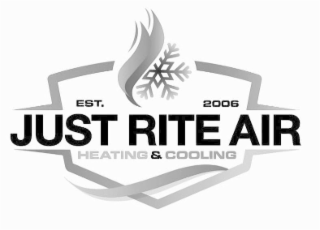 EST. 2006 JUST RITE AIR HEATING & COOLING logo