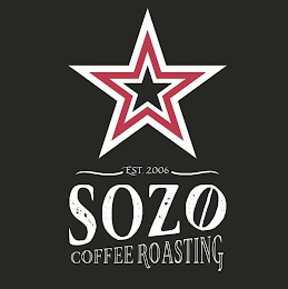 EST. 2006 SOZO COFFEE ROASTING logo